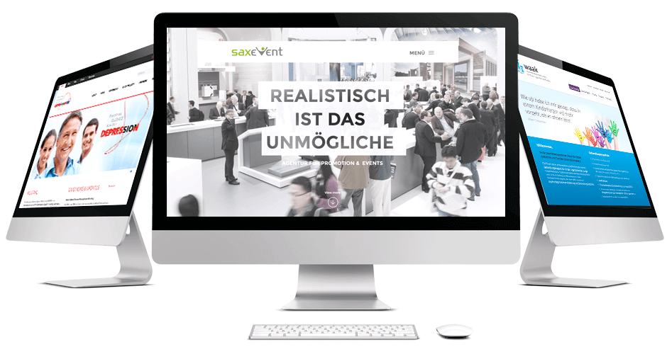 Responsive und adaptive Webdesign Leipzig. Webseiten für Desktop Tablets und Smaprtphone